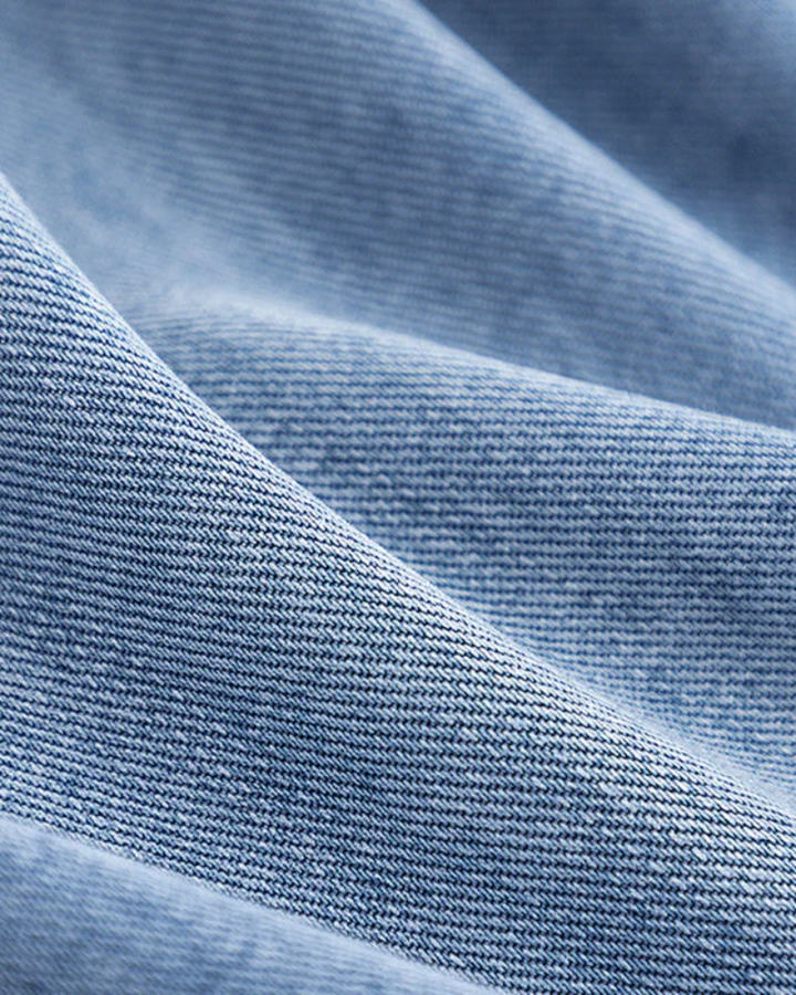 Astrid™ - Denim and Suede Coat