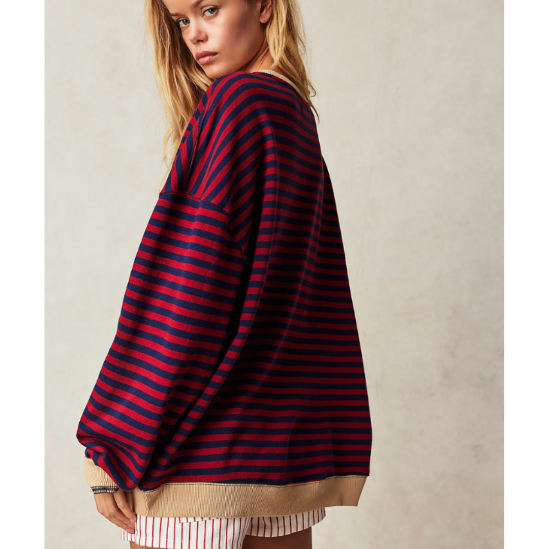 Alinta™ - Plus Size Long-Sleeve Sweatshirt