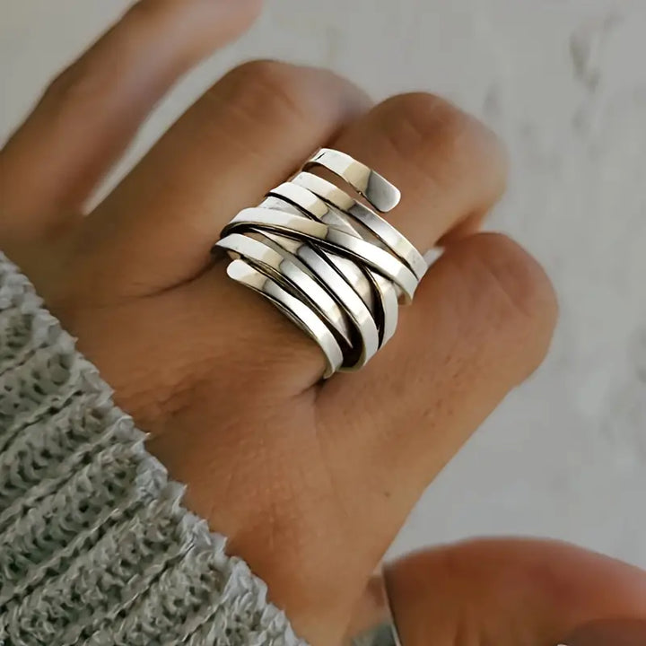 Eileen™ - Vintage Thick Layer Ring