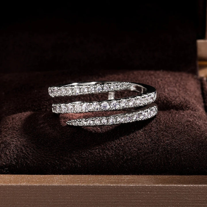 Poppy™ - Caroline Spiral Pave Ring