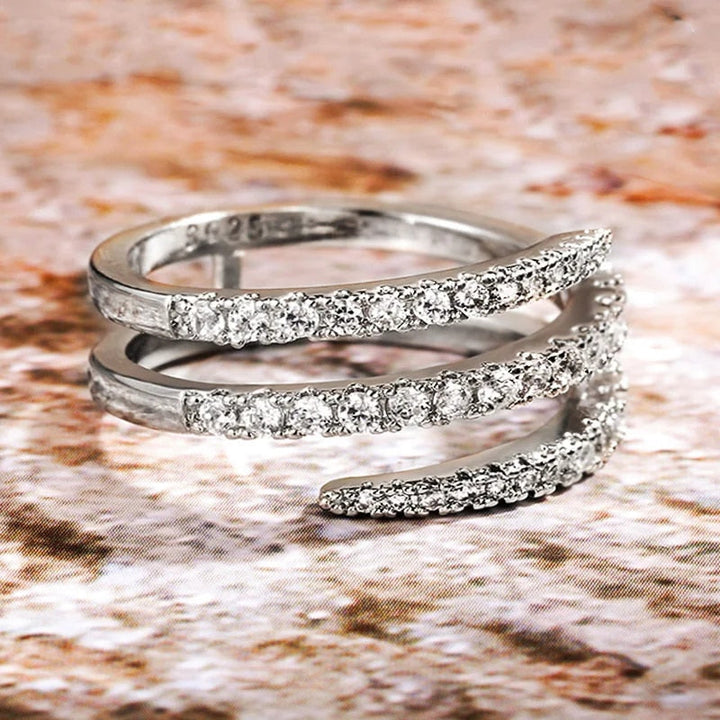 Poppy™ - Caroline Spiral Pave Ring
