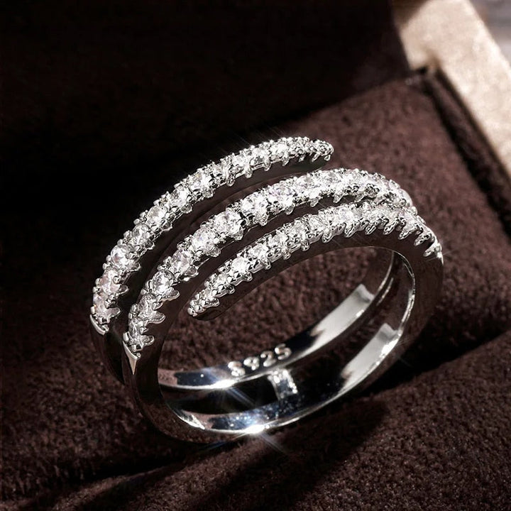 Poppy™ - Caroline Spiral Pave Ring