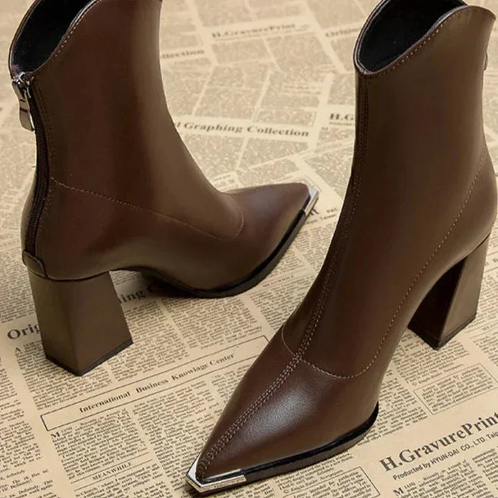 Ava™ -  Comfortable Leather Heels