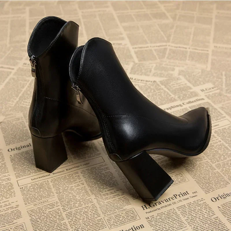 Ava™ -  Comfortable Leather Heels