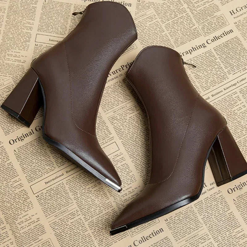 Ava™ -  Comfortable Leather Heels
