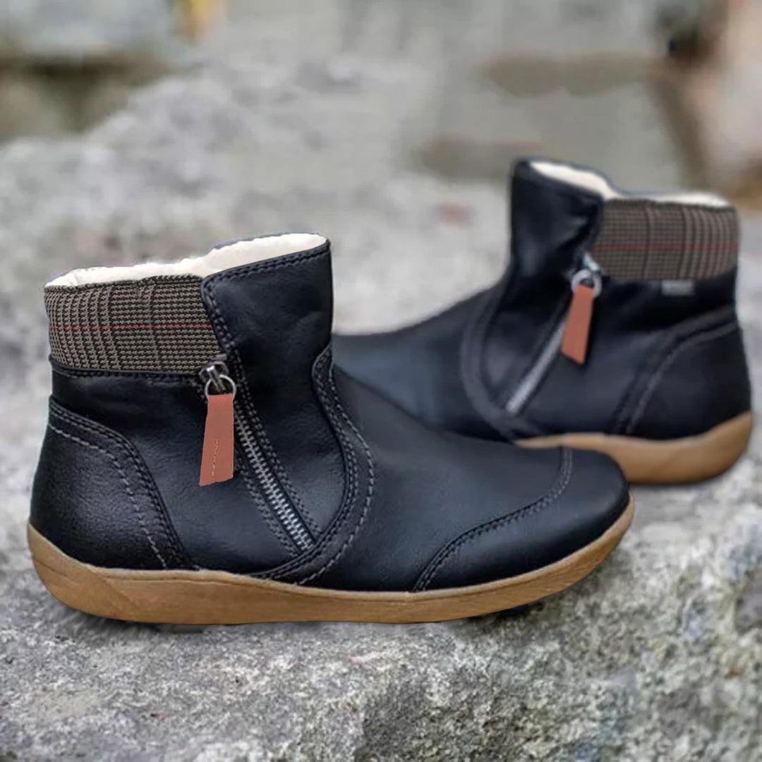 Amelia™ - Waterproof Leather Boots with Foot