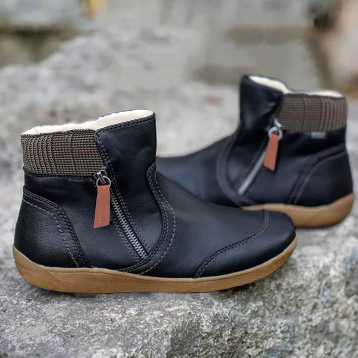 Amelia™ - Waterproof Leather Boots with Foot
